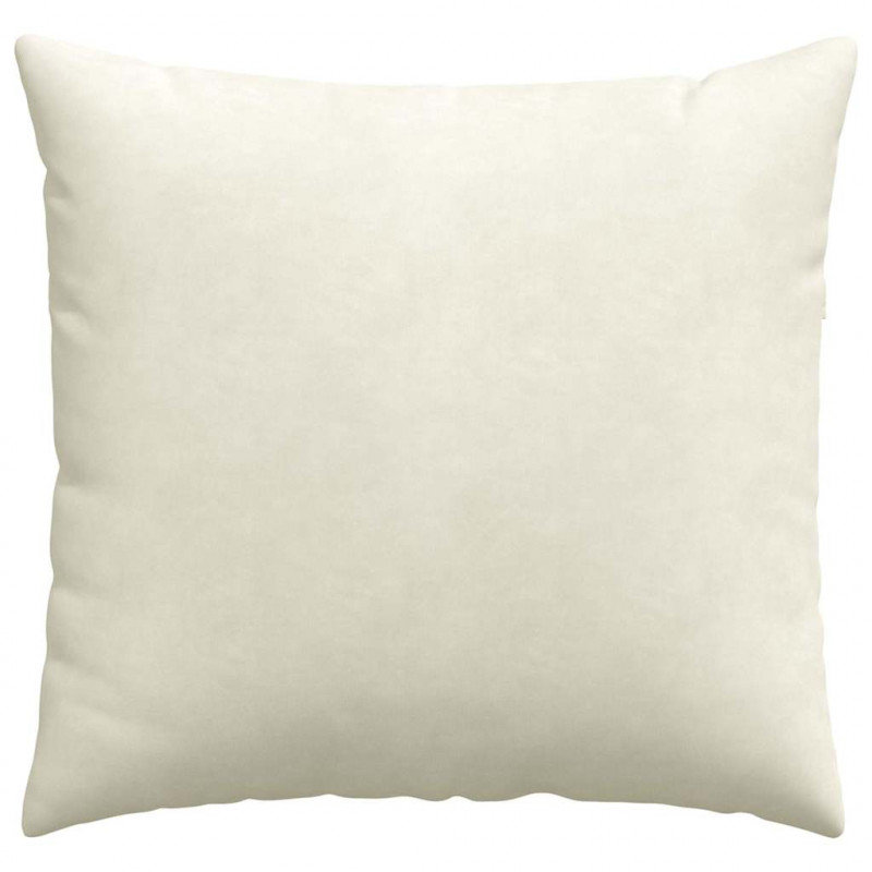 Poduszki na sofę 2 pcs Kremowy 45 x 45 cm Tkanina sztruksowa