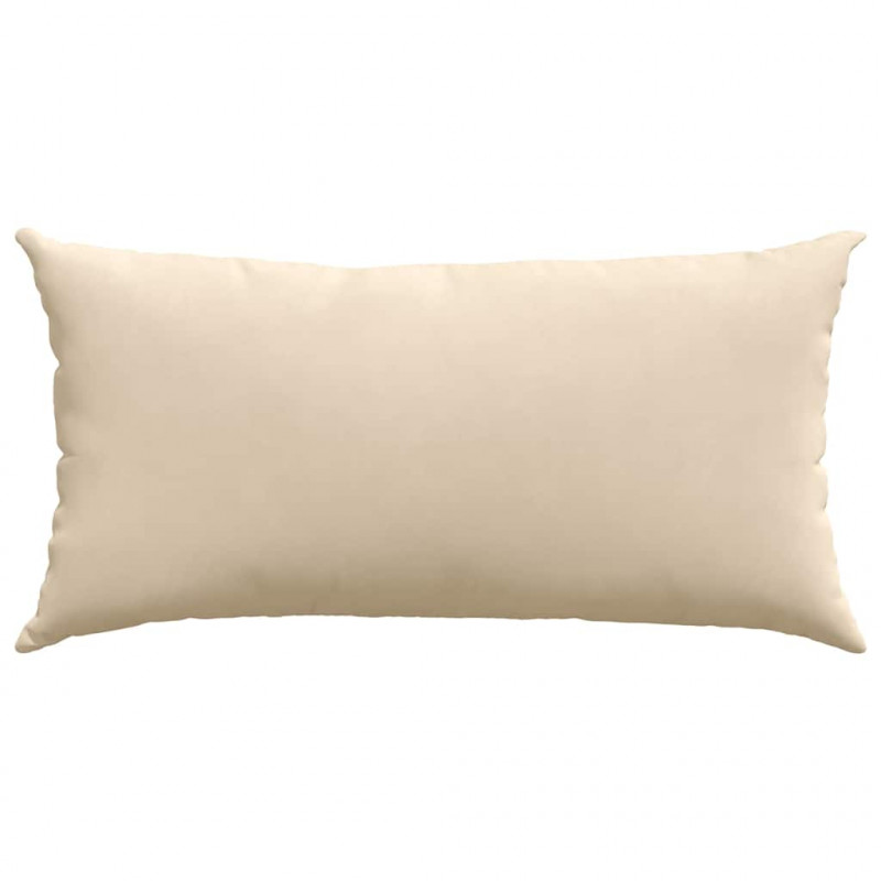 Poduszki na sofę 2 pcs Kremowy 80 x 40 cm tkanina