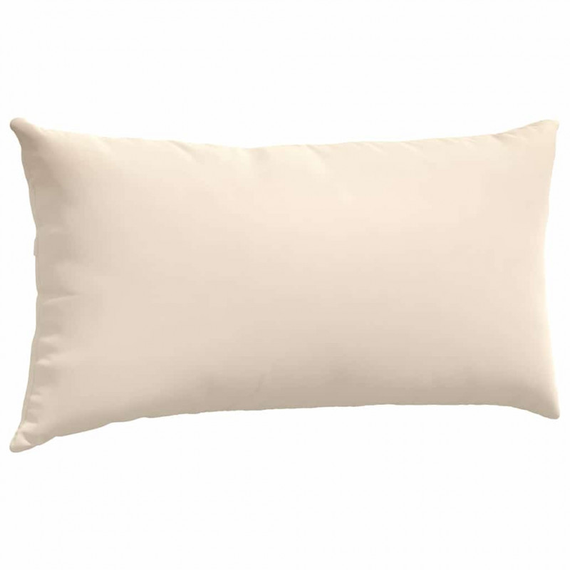 Poduszki na sofę 2 pcs Beżowy 80 x 40 cm tkanina
