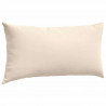 Poduszki na sofę 2 pcs Beżowy 80 x 40 cm tkanina