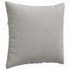 Poduszki na sofę 2 pcs Jasnoszary 45 x 45 cm tkanina