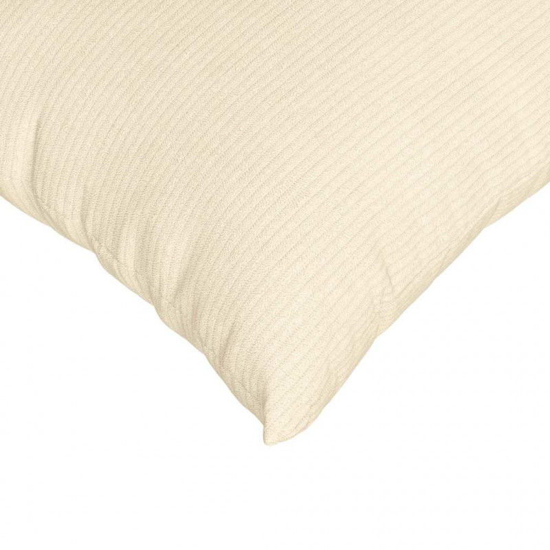 Poduszki na sofę 2 pcs Kremowy 80 x 40 cm Tkanina sztruksowa