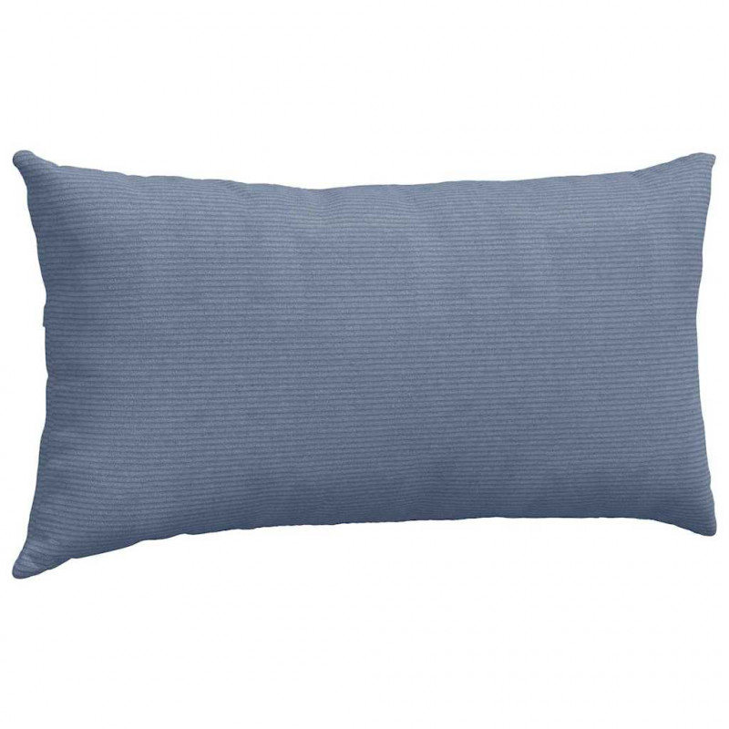 Poduszki na sofę 2 pcs Niebieski 80 x 40 cm Tkanina sztruksowa