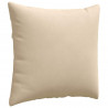 Poduszki na sofę 2 pcs Kremowy 45 x 45 cm tkanina