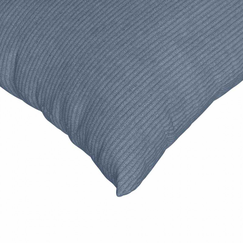 Poduszki na sofę 2 pcs Niebieski 80 x 40 cm Tkanina sztruksowa