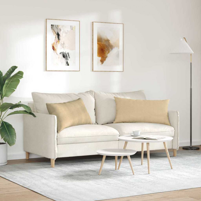 Poduszki na sofę 2 pcs Szary zielony 80 x 40 cm