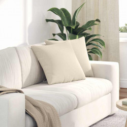 Poduszki na sofę 2 pcs Beżowy 45 x 45 cm tkanina