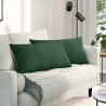 Poduszki na sofę 2 pcs Ciemna zieleń 80 x 40 cm