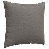 Poduszki na sofę 2 pcs Jasnoszary 45 x 45 cm Tkanina sztruksowa
