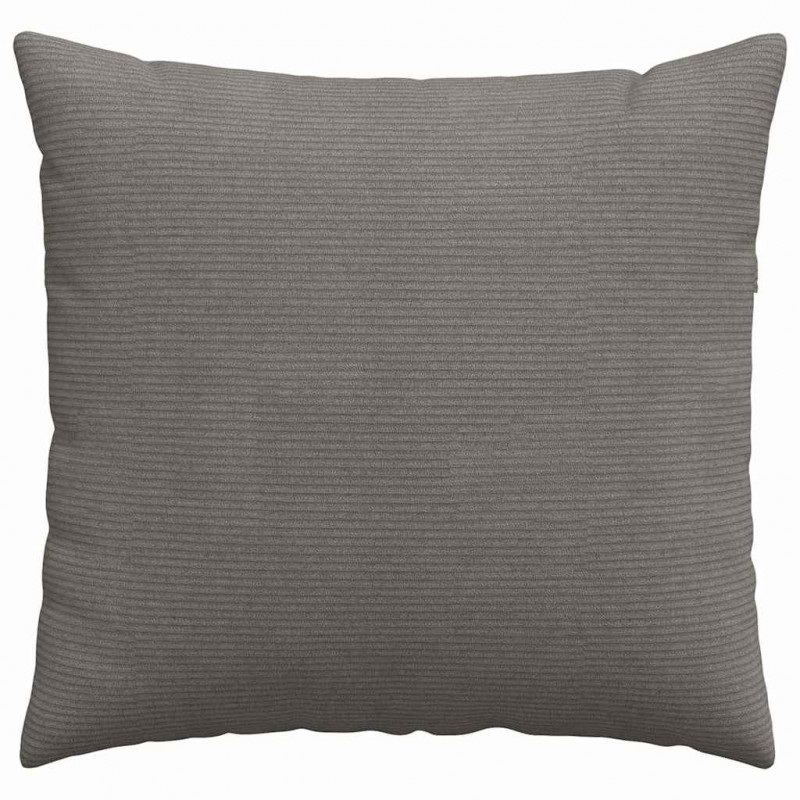 Poduszki na sofę 2 pcs Jasnoszary 45 x 45 cm Tkanina sztruksowa