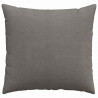 Poduszki na sofę 2 pcs Jasnoszary 45 x 45 cm Tkanina sztruksowa