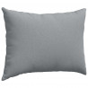 Poduszki na sofę 2 pcs Jasnoszary 70 x 50 cm tkanina