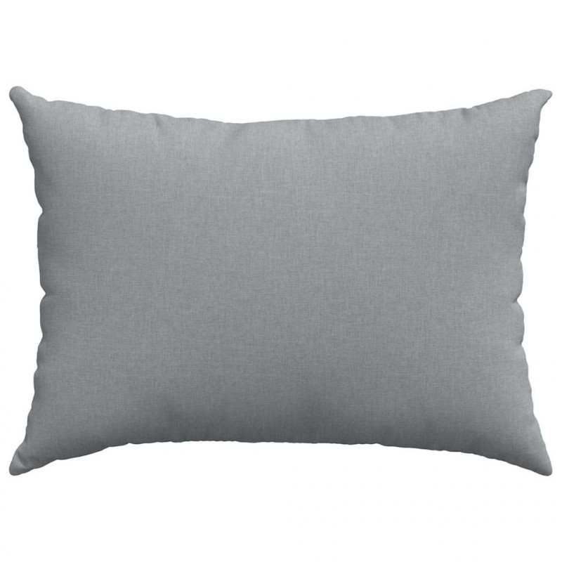 Poduszki na sofę 2 pcs Jasnoszary 70 x 50 cm tkanina