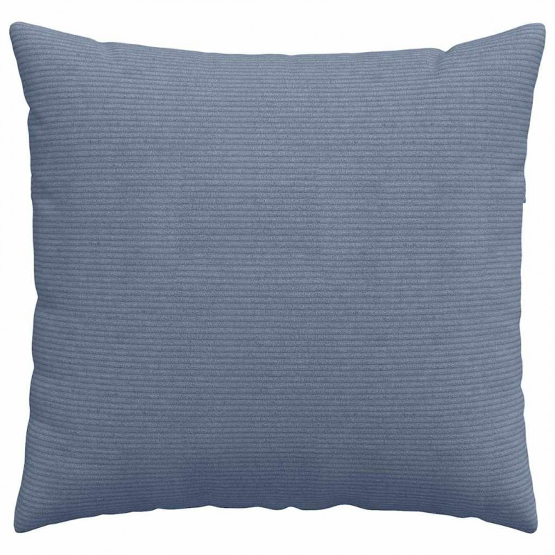 Poduszki na sofę 2 pcs Niebieski 45 x 45 cm Tkanina sztruksowa