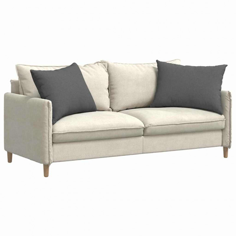 Poduszki na sofę 2 pcs Ciemnoszary 70 x 50 cm tkanina