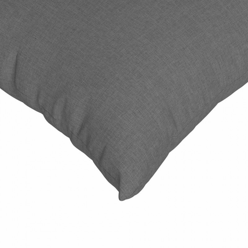 Poduszki na sofę 2 pcs Ciemnoszary 70 x 50 cm tkanina
