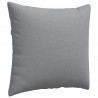 Poduszki na sofę 2 pcs Jasnoszary 50 x 50 cm tkanina
