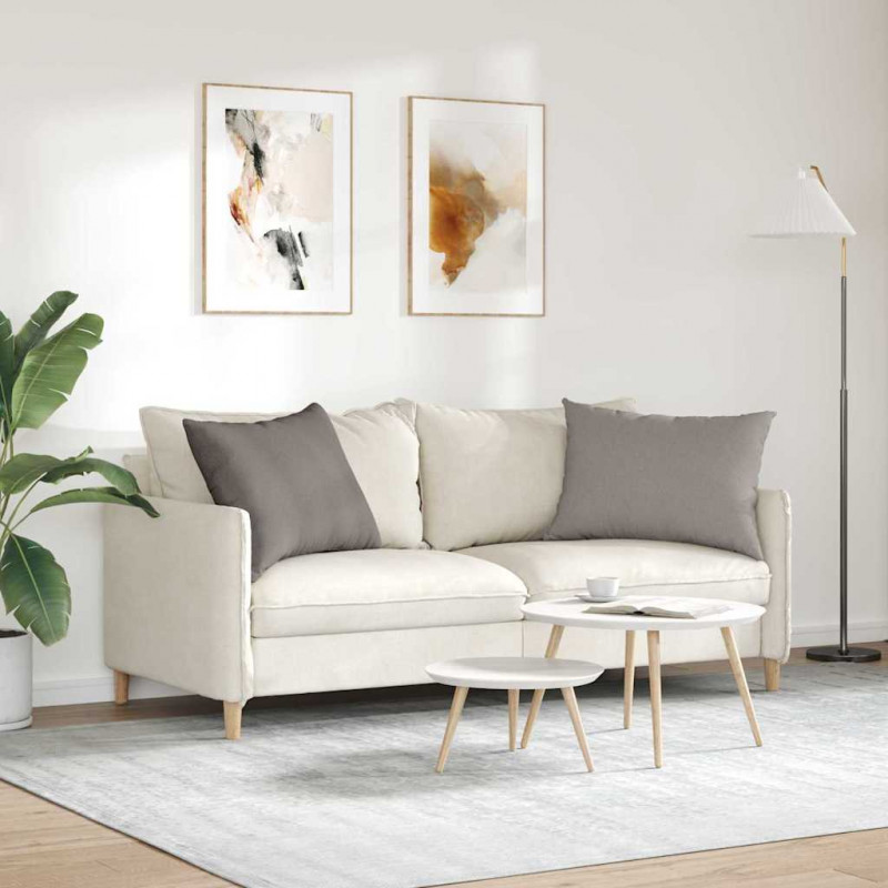 Poduszki na sofę 2 pcs Ciemnoszary 70 x 50 cm tkanina
