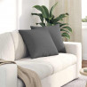 Poduszki na sofę 2 pcs Ciemnoszary 50 x 50 cm tkanina