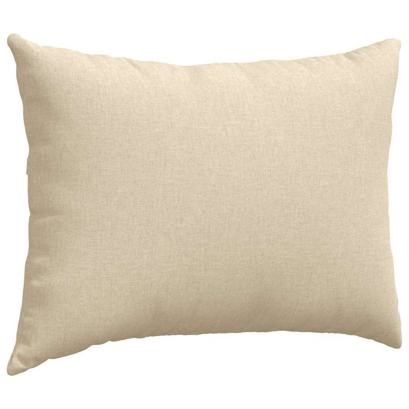 Poduszki na sofę 2 pcs Kremowy 70 x 50 cm tkanina