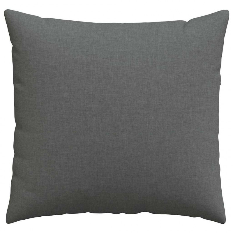 Poduszki na sofę 2 pcs Ciemnoszary 50 x 50 cm tkanina