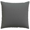 Poduszki na sofę 2 pcs Ciemnoszary 50 x 50 cm tkanina