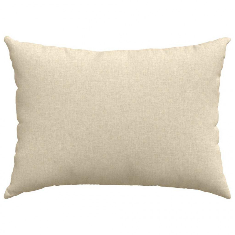 Poduszki na sofę 2 pcs Kremowy 70 x 50 cm tkanina