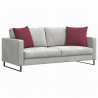Poduszki na sofę 2 pcs Czerwone wino 50 x 50 cm tkanina