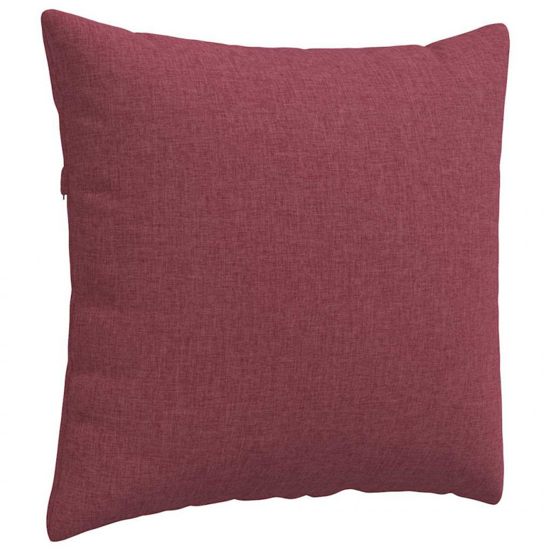 Poduszki na sofę 2 pcs Czerwone wino 50 x 50 cm tkanina