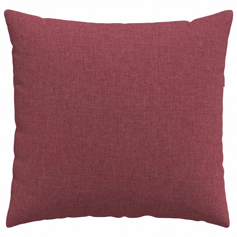 Poduszki na sofę 2 pcs Czerwone wino 50 x 50 cm tkanina
