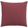 Poduszki na sofę 2 pcs Czerwone wino 50 x 50 cm tkanina