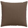 Poduszki na sofę 2 pcs Brązowy 50 x 50 cm tkanina