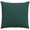 Poduszki na sofę 2 pcs Ciemna zieleń 50 x 50 cm tkanina