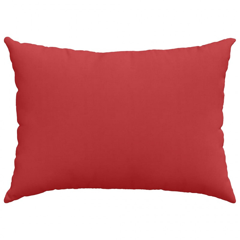 Poduszki na sofę 2 pcs Czerwony 70 x 50 cm tkanina