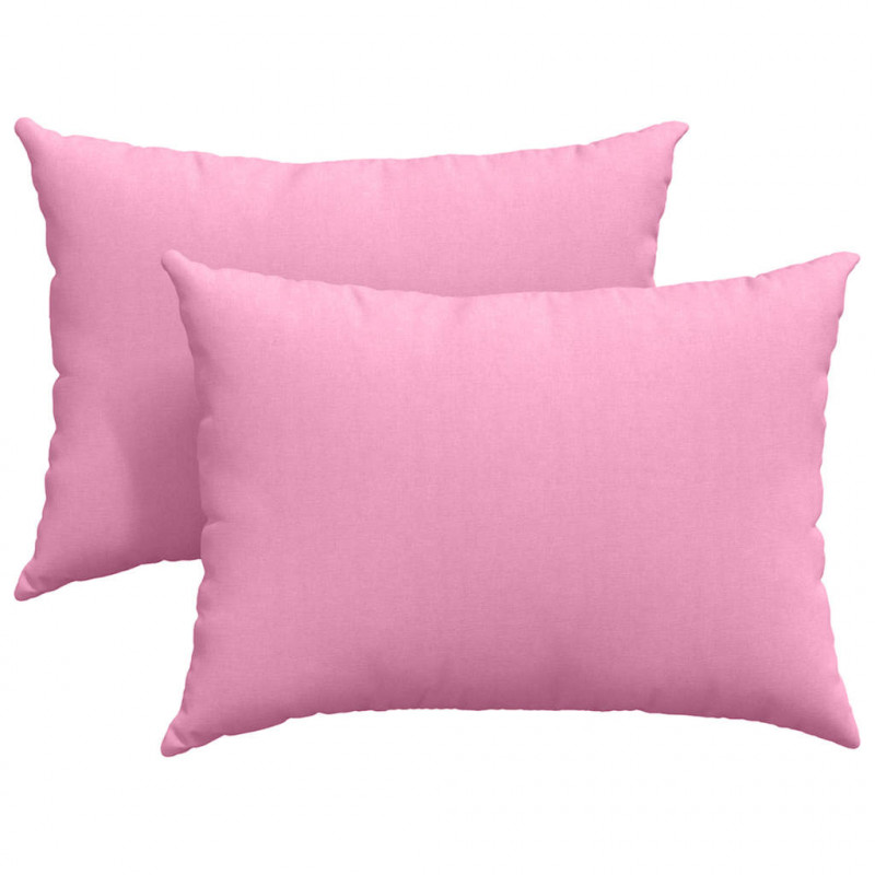 Poduszki na sofę 2 pcs Różowy 70 x 50 cm tkanina