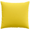 Poduszki na sofę 2 pcs Jasnożółty 50 x 50 cm tkanina