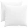 Poduszki na sofę 2 pcs Biały 50 x 50 cm tkanina