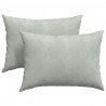 Poduszki na sofę 2 pcs Jasnoszary 70 x 50 cm Tkanina sztruksowa