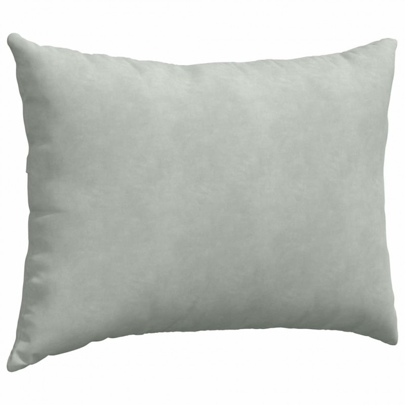 Poduszki na sofę 2 pcs Jasnoszary 70 x 50 cm Tkanina sztruksowa