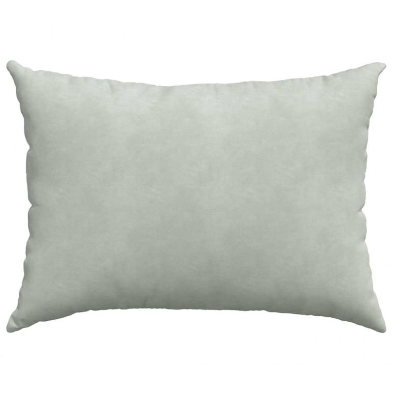 Poduszki na sofę 2 pcs Jasnoszary 70 x 50 cm Tkanina sztruksowa