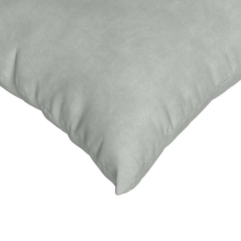 Poduszki na sofę 2 pcs Jasnoszary 70 x 50 cm Tkanina sztruksowa