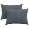 Poduszki na sofę 2 pcs Ciemnoszary 70 x 50 cm