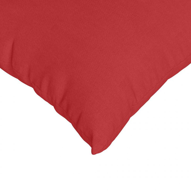 Poduszki na sofę 2 pcs Czerwony 50 x 50 cm tkanina