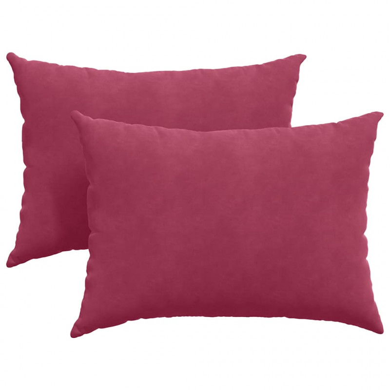 Poduszki na sofę 2 pcs Czerwone wino 70 x 50 cm