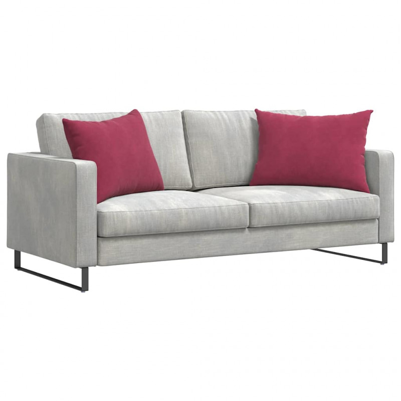 Poduszki na sofę 2 pcs Czerwone wino 70 x 50 cm