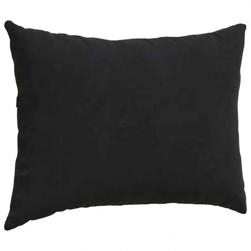 Poduszki na sofę 2 pcs Czarny 70 x 50 cm Tkanina sztruksowa