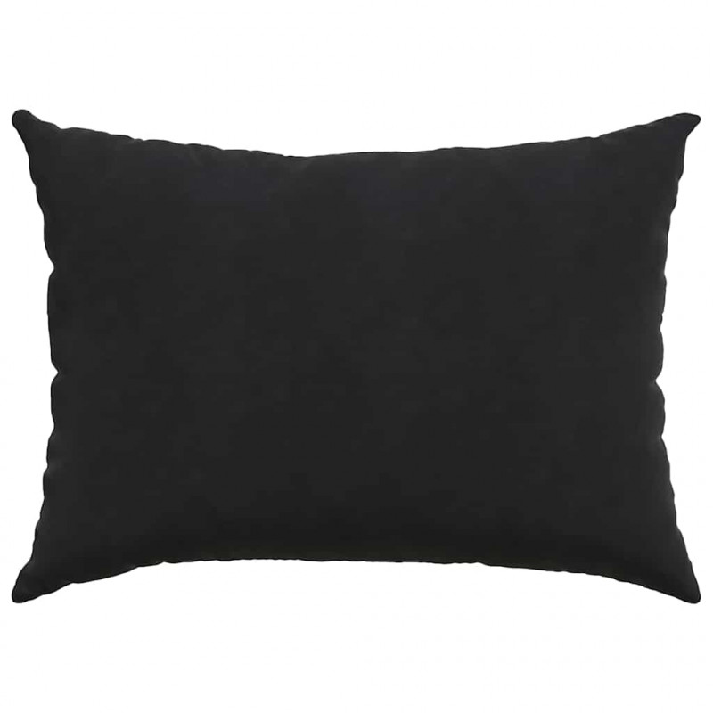Poduszki na sofę 2 pcs Czarny 70 x 50 cm Tkanina sztruksowa