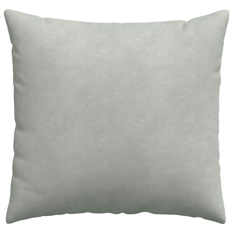 Poduszki na sofę 2 pcs Jasnoszary 50 x 50 cm Tkanina sztruksowa