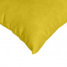 Poduszki na sofę 2 pcs Żółty 70 x 50 cm Tkanina sztruksowa