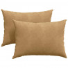 Poduszki na sofę 2 pcs Brązowy 70 x 50 cm Tkanina sztruksowa